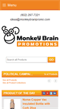 Mobile Screenshot of monkeybrainpromo.com